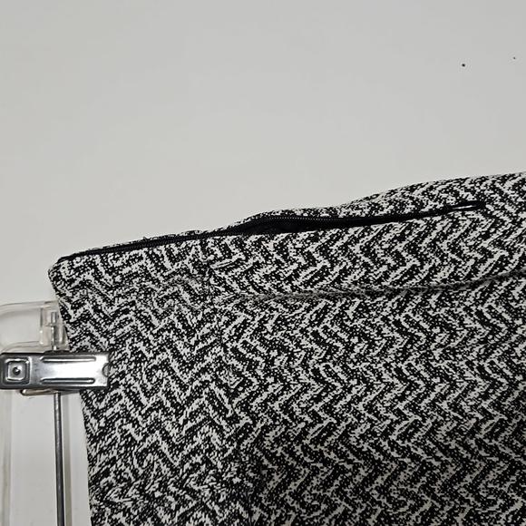 Marisa Christina black and white herringbone print fit and flare skirt - Picture 5 of 6